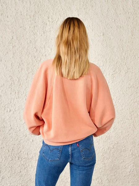 Bellerose Fella Sweatshirt - Tangerine 4 Bellerose Fella Sweatshirt - Tangerine