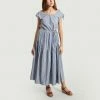 Bellerose Blue and White Pasua Striped Long Dress
