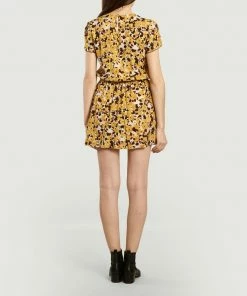 Bellerose Yellow Combo B Landa Flower Print Dress