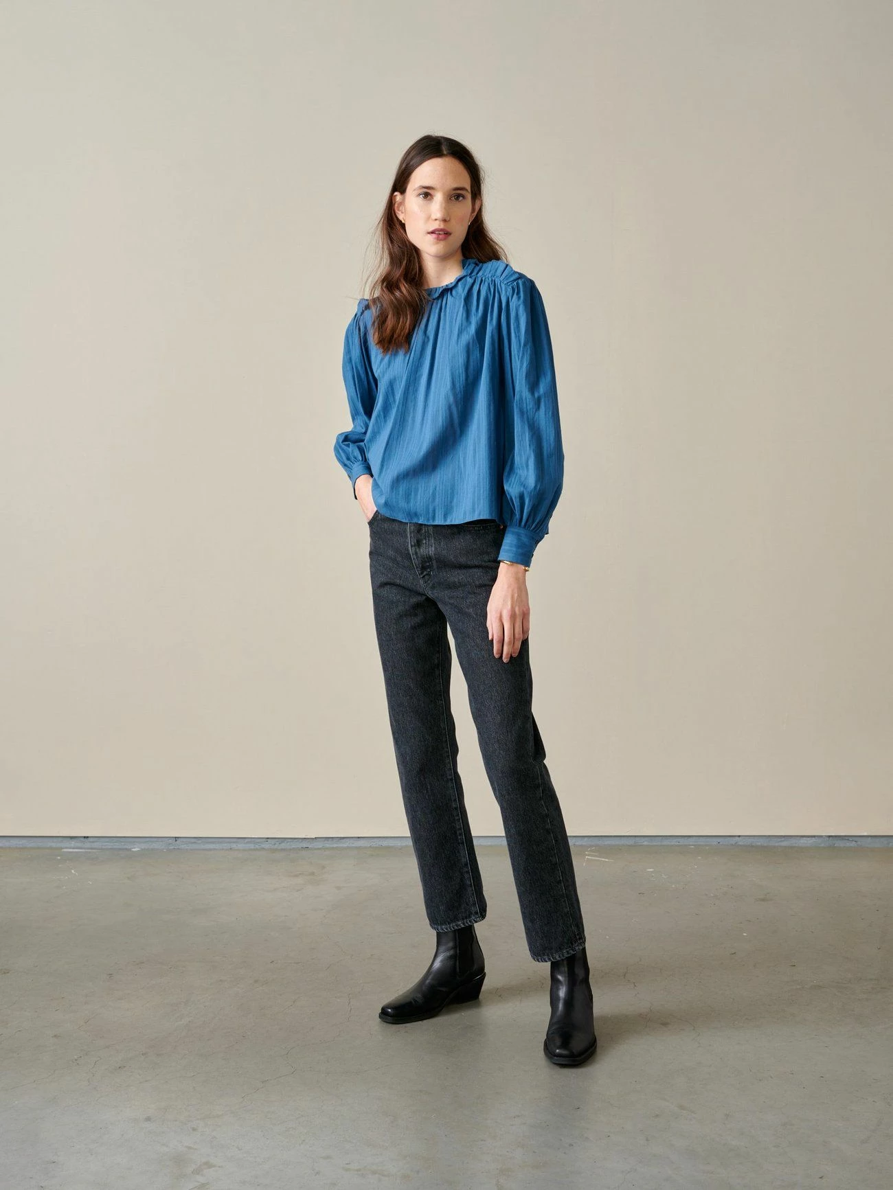 Bellerose Harper F 1988 316 Ocean Camicia 4 Bellerose Harper F 1988 316 Ocean Camicia