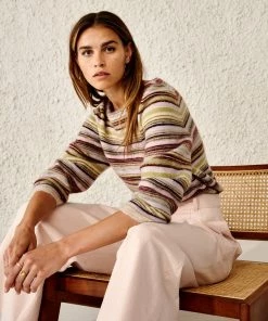 Bellerose Maglia Gersi Stripe A Donna