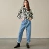 Bellerose Fafi Sweatshirt Grey Leopard