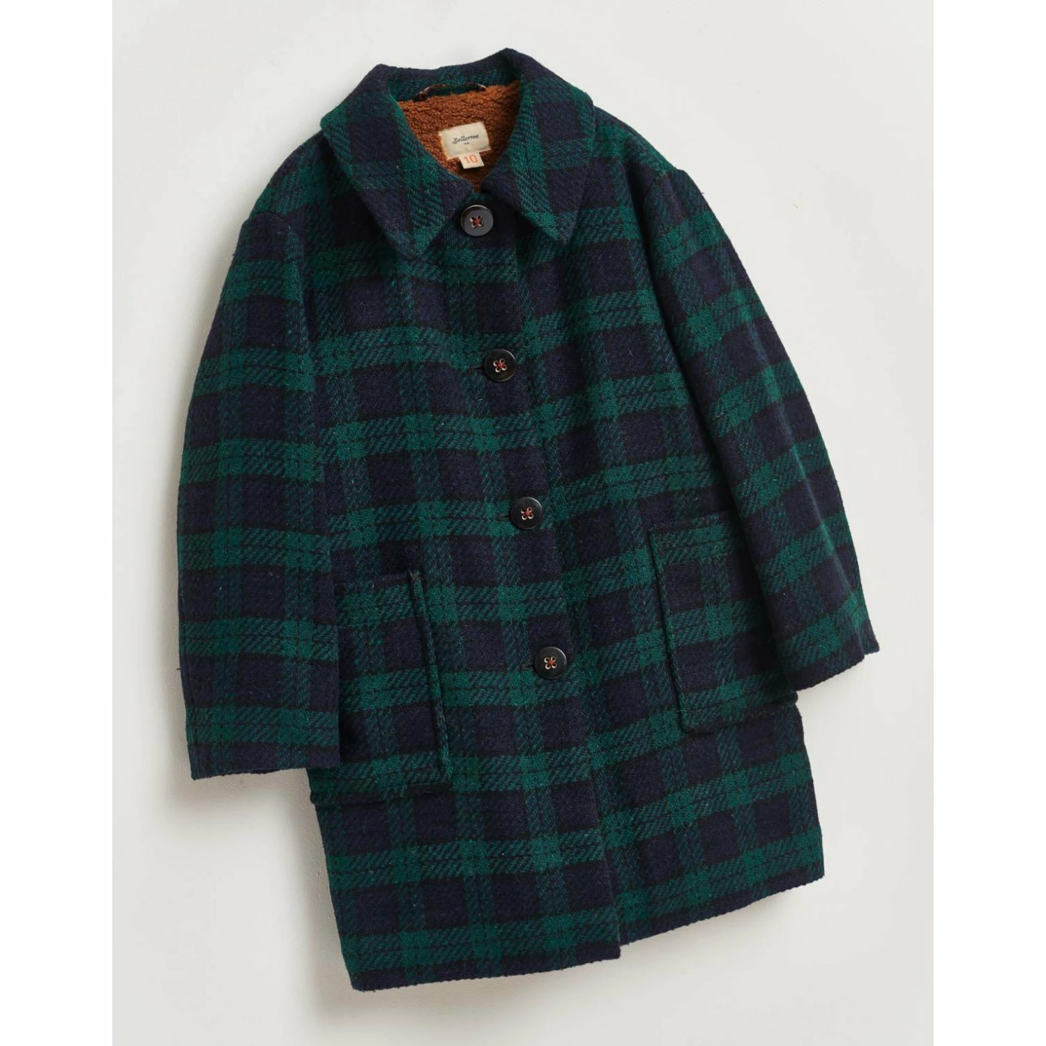 Bellerose Green and Blue Checkered Craft Coat 5 Bellerose Green and Blue Checkered Craft Coat