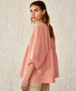 Bellerose Azelie Blouse - Red Stripe