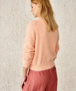 Bellerose Datti Fluffy Knit In Rosie 7 Bellerose Datti Fluffy Knit In Rosie