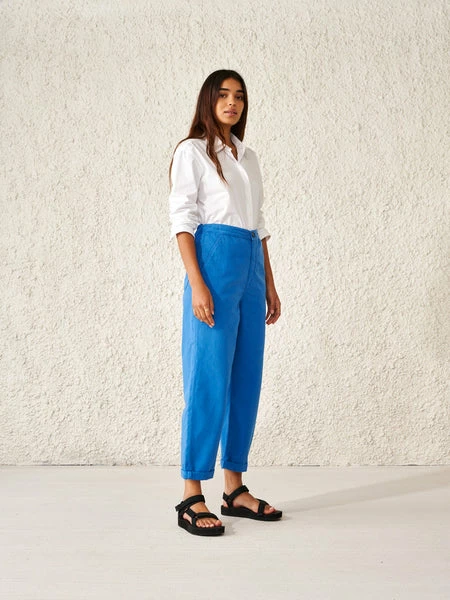 Bellerose Pasop Trousers - Sea 4 Bellerose Pasop Trousers - Sea