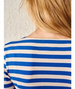 Bellerose Nibo 3/4 Length Sleeve Stripe T Shirt