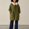 Bellerose Laos Classic Parka In Olive