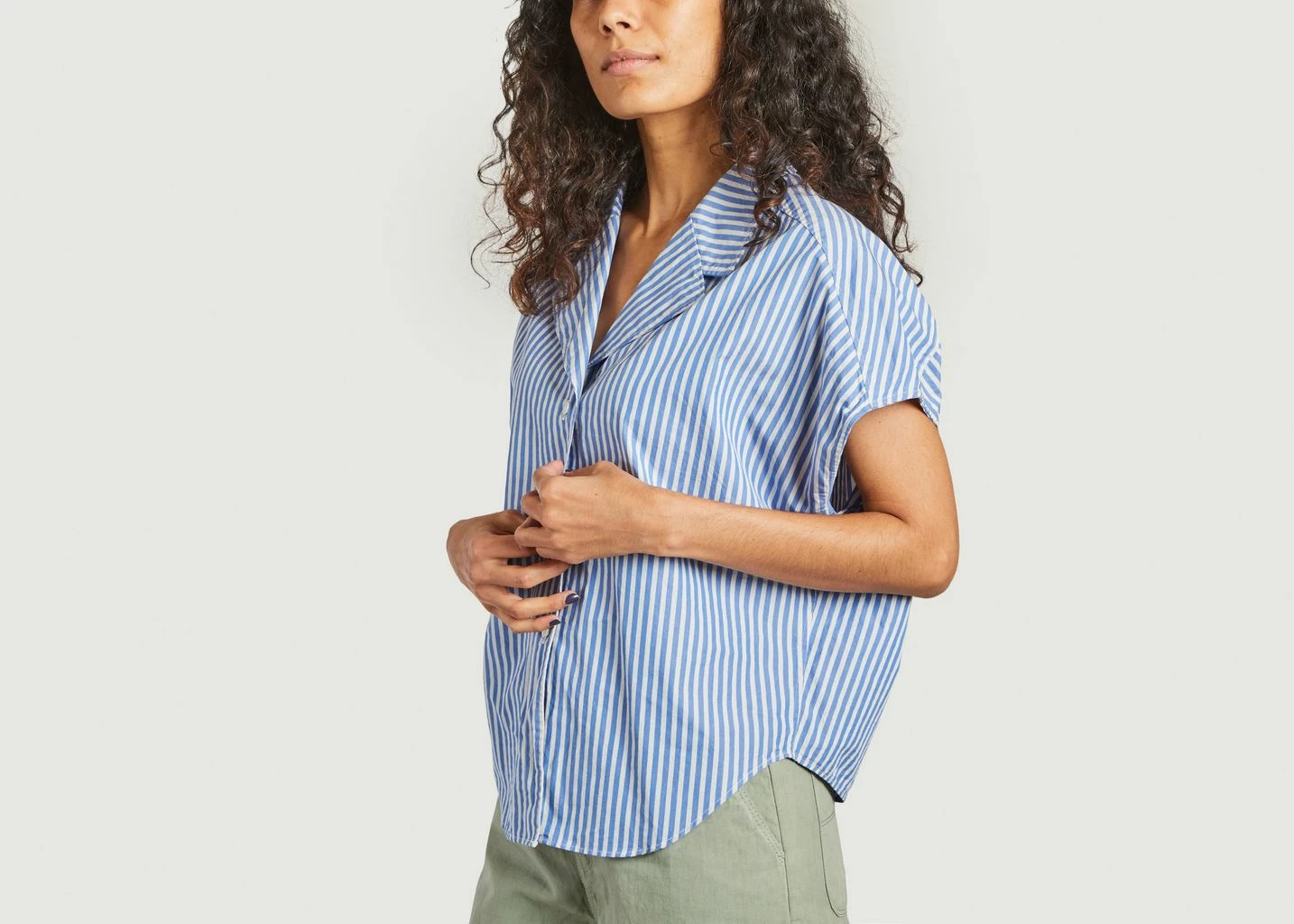 Bellerose Striped Shirt Short Sleeves Gerda 3 Bellerose Striped Shirt Short Sleeves Gerda