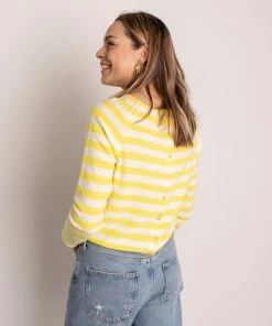 Bellerose Pullover Reacar Stripe Gelb