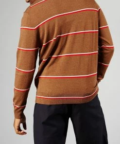 Bellerose Brown Stripe Dilmy Knitwear