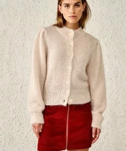 Bellerose Amire Knit Cardi Milky Way