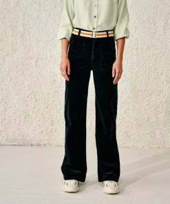 Bellerose Park Trousers - Off Black