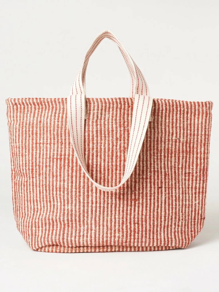 Bellerose Geri Bag In Red & Ecru 5 Bellerose Geri Bag In Red & Ecru