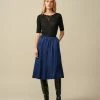 Bellerose Houx Navy Skirt