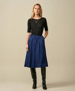 Bellerose Houx Navy Skirt