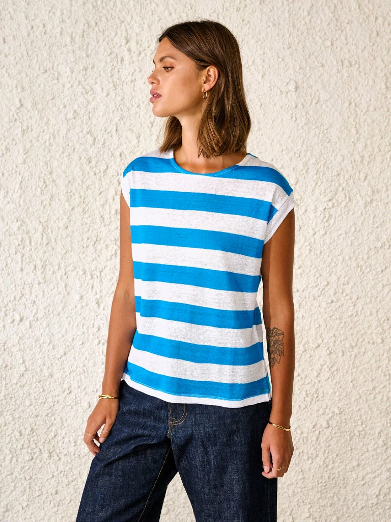 Bellerose Sevia T-Shirt In Blue 5 Bellerose Sevia T-Shirt In Blue