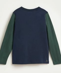 Bellerose Green and Blue Kenno T Shirt