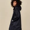 Bellerose Laos Parka Coat Navy