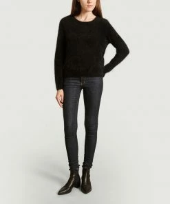 Bellerose Black Datti Round Neck Sweater