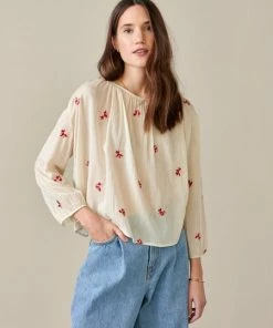 Bellerose Iroko Embroidered Blouse