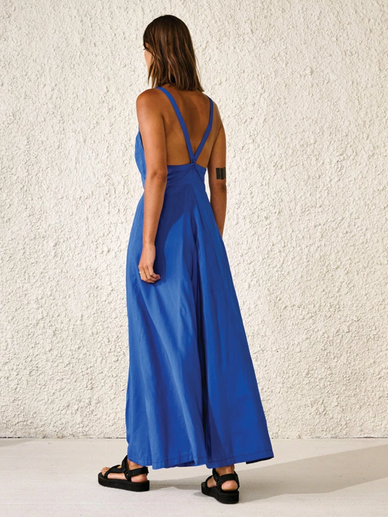 Bellerose Vanessa Jumpsuit In Lazuli Blue 3 Bellerose Vanessa Jumpsuit In Lazuli Blue