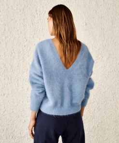 Bellerose Date Chambray Blue Knit