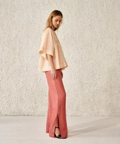 Bellerose Azelie Blouse - Peach Stripe