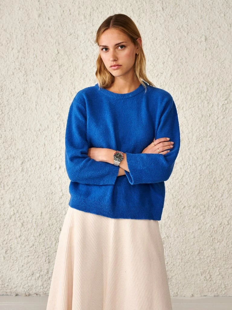 Bellerose Alast Sweater In Sea 3 Bellerose Alast Sweater In Sea