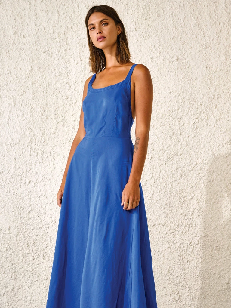 Bellerose Vanessa Jumpsuit In Lazuli Blue 5 Bellerose Vanessa Jumpsuit In Lazuli Blue