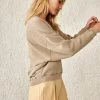 Bellerose Fellow Sweatshirt - Khaki 2 Bellerose Fellow Sweatshirt - Khaki