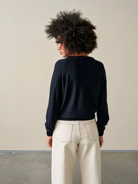 Bellerose Daner Knit Jumper - Navy 5 Bellerose Daner Knit Jumper - Navy