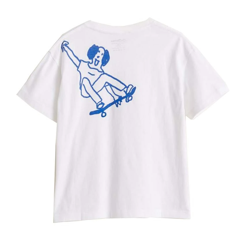 Bellerose White Bellerose Kenu T Shirt 3 Bellerose White Bellerose Kenu T Shirt