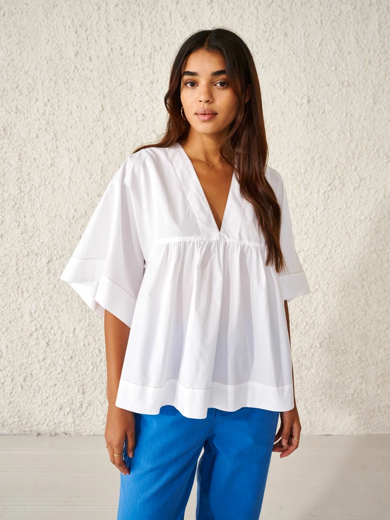 Bellerose Camicia Azelie Bianca Donna 4 Bellerose Camicia Azelie Bianca Donna