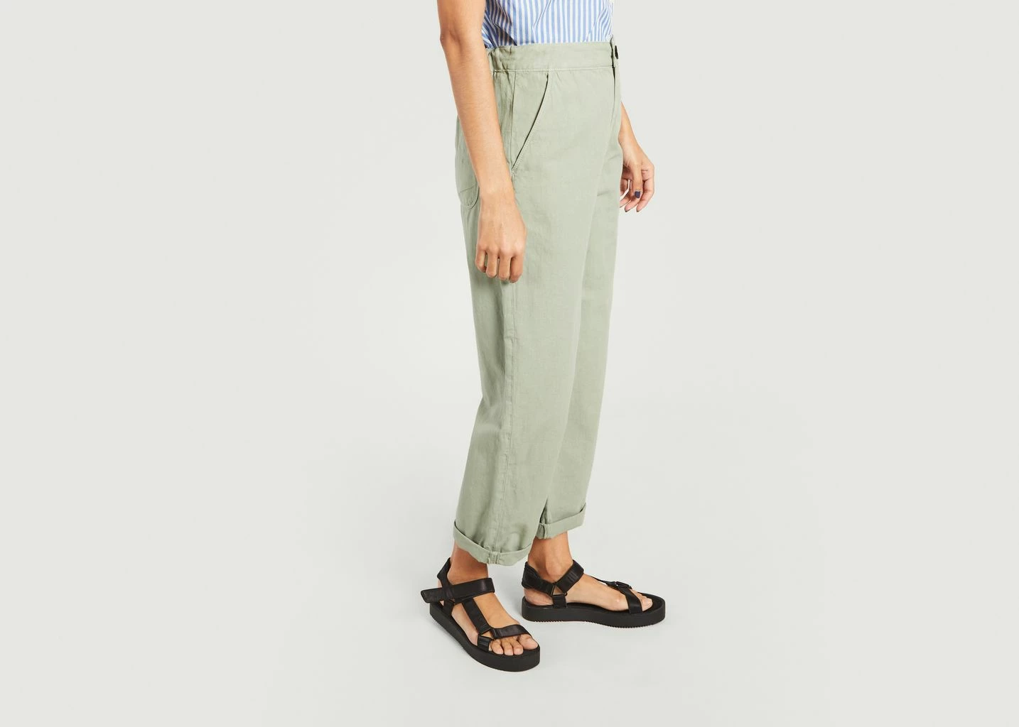Bellerose Pasop Cotton And Linen Pants 3 Bellerose Pasop Cotton And Linen Pants