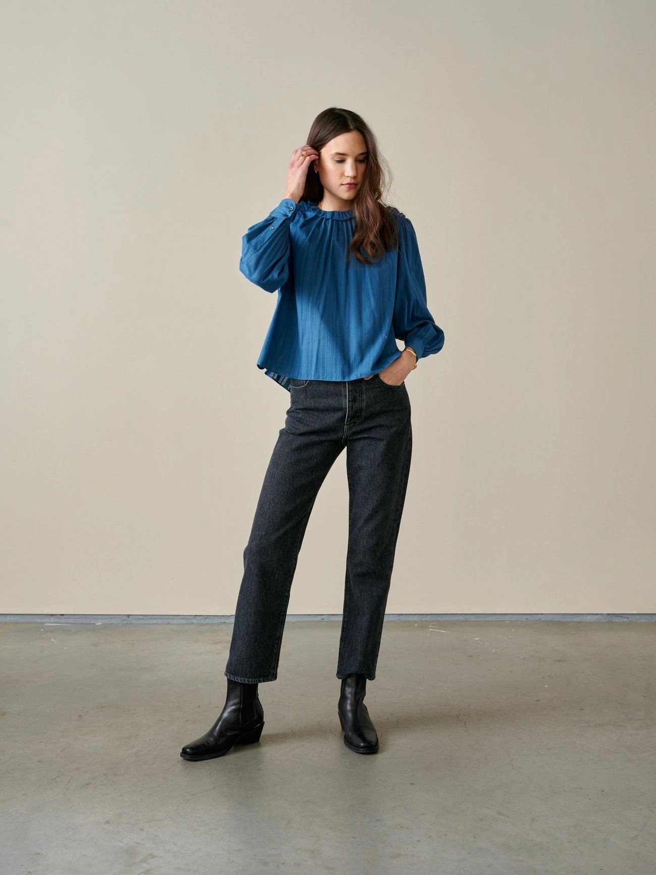 Bellerose Harper F 1988 316 Ocean Camicia 3 Bellerose Harper F 1988 316 Ocean Camicia