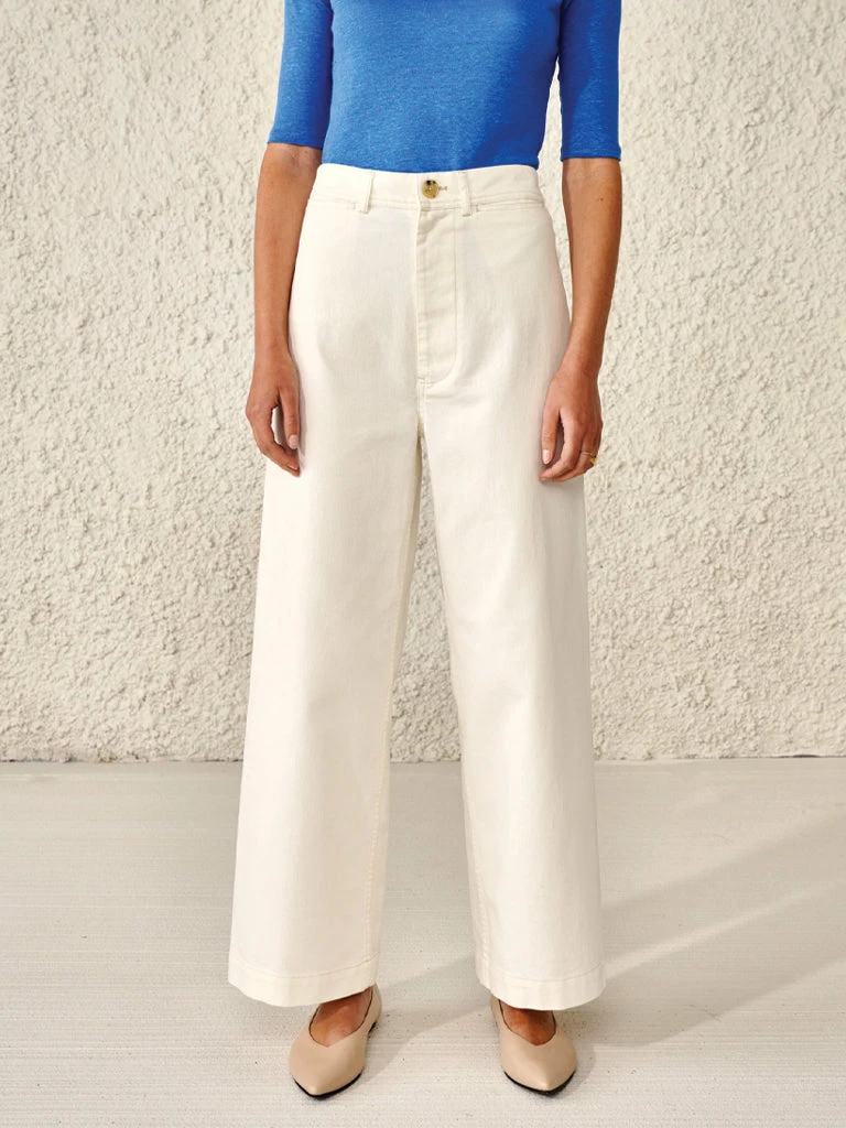Bellerose Lotan Trousers In Natural 3 Bellerose Lotan Trousers In Natural