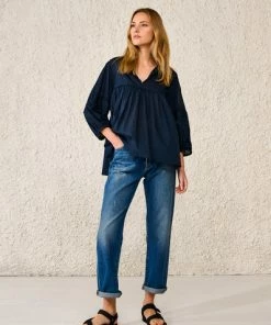 Bellerose Doushka Blouse Navy