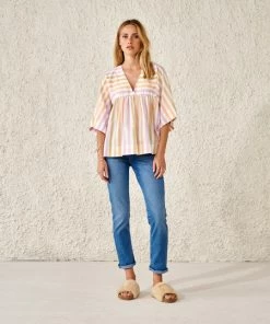 Bellerose Azelie Blouse - Multi Stripe