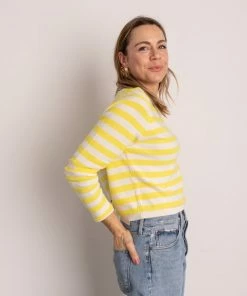 Bellerose Pullover Reacar Stripe Gelb