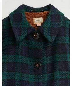 Bellerose Green and Blue Checkered Craft Coat 9 Bellerose Green and Blue Checkered Craft Coat