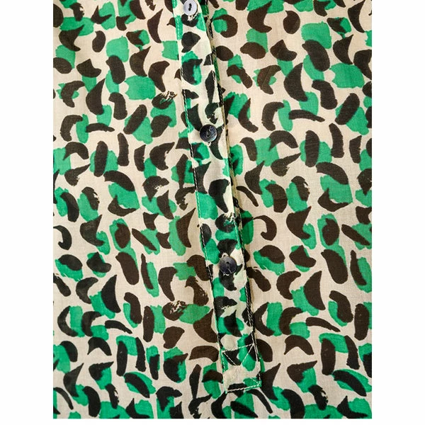 Bellerose Soukie Print Shirt- Green 5 Bellerose Soukie Print Shirt- Green