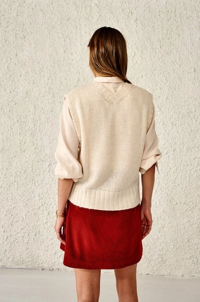 Bellerose Dosle Knit Sweater Milky Way 6 Bellerose Dosle Knit Sweater Milky Way