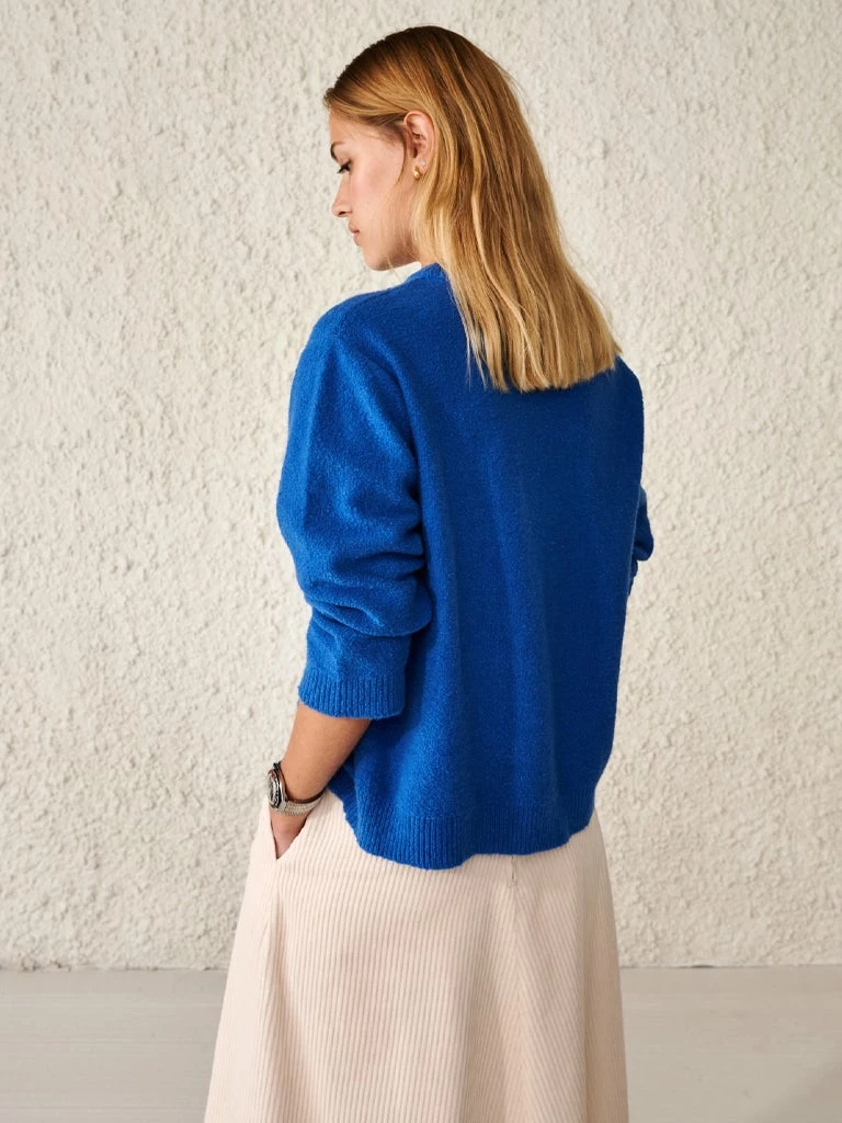 Bellerose Alast Sweater In Sea 5 Bellerose Alast Sweater In Sea