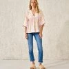 Bellerose Azelia Striped Woven Top