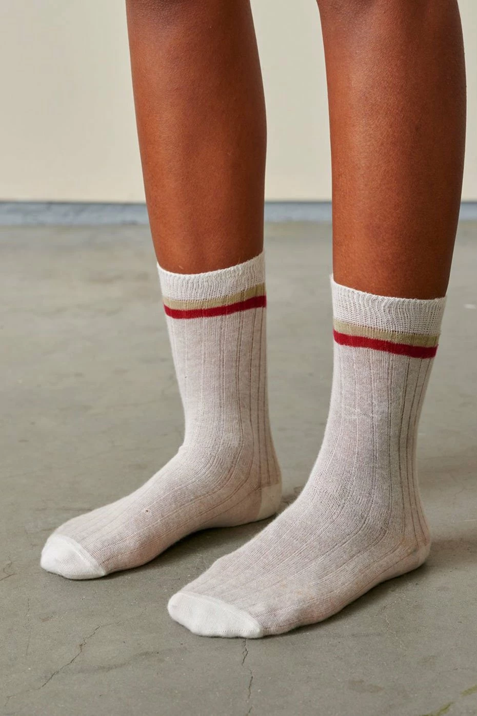 Bellerose White Fiare Socks 3 Bellerose White Fiare Socks