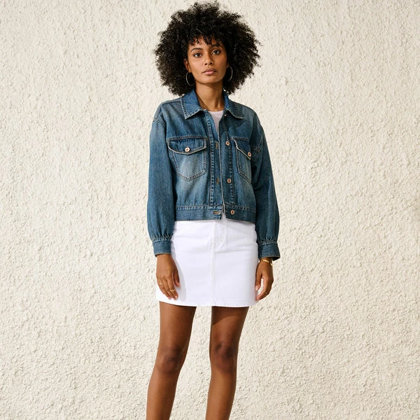 Bellerose Paolo Denim Jacket- Used Blue 3 Bellerose Paolo Denim Jacket- Used Blue