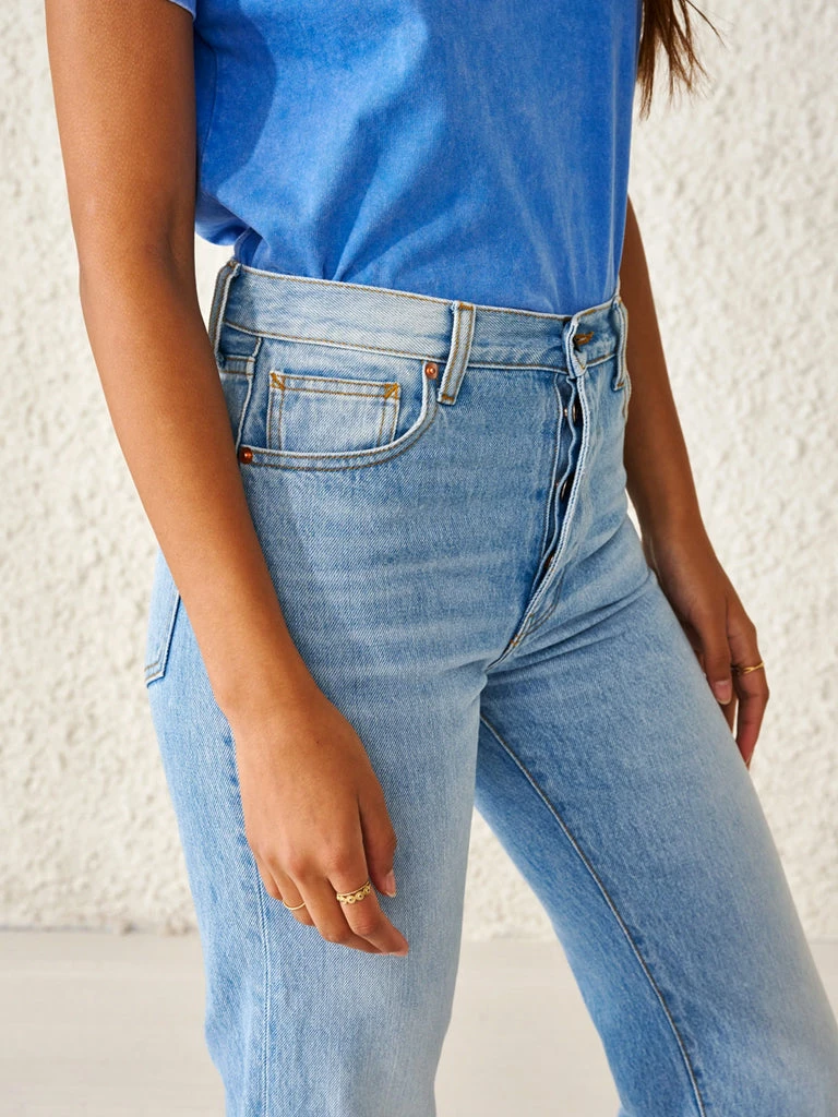 Bellerose Popeye Jeans in Vintage Blue Wash 5 Bellerose Popeye Jeans in Vintage Blue Wash