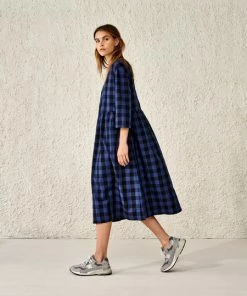 Bellerose Vida Dress - Blue Gingham