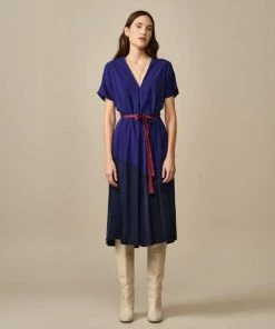 Bellerose Blue Acrylic Dress